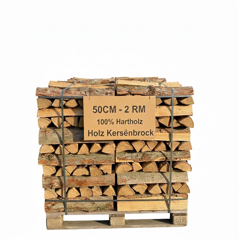 Brennholz 50CM - Palette 2RM